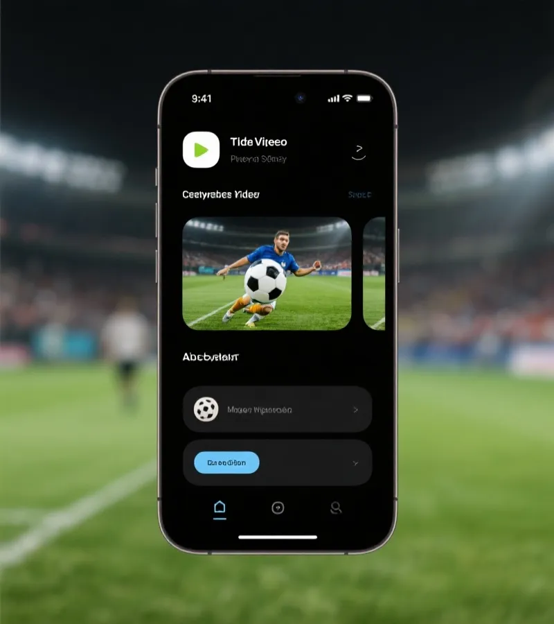 世界杯集锦 App 界面展示