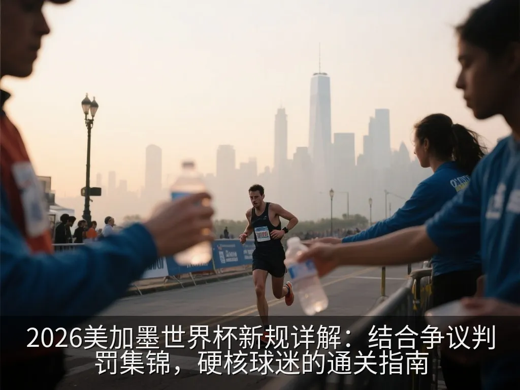 草坪上的裁判哨子与模糊的体育场背景